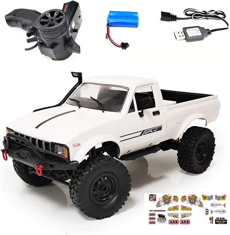 C Rc Car Crawler Wd Cami N Todoterreno Con Faro Brillante Control