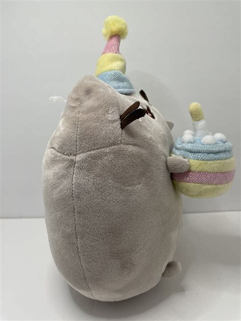 Gund New Pusheen Birthday Pusheen Plush Cat Stuffie 10 Inch Stuffed Toy Ebay