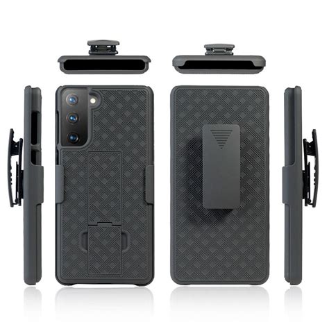 Coque Samsung Galaxy S21 Plus intégrale avec clip ceinture