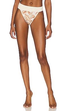 KYA X Jessi Malay Reversible Camilia Bikini Bottom In Palma Bronze