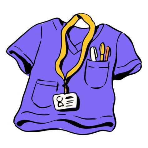 Diseño Png Y Svg De Camisa Morada Para Médico Para Camisetas