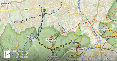 Trasa Wapienica Stadion Bystra L Ska Ul Beskidzka Mapa