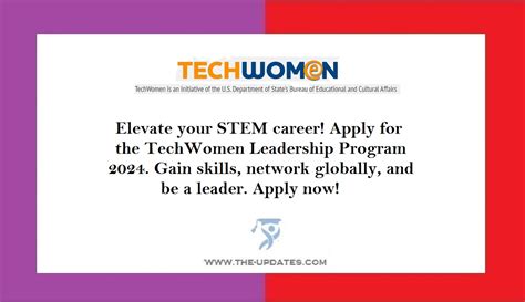 TechWomen Leadership Program 2024 Empowering Women In STEM