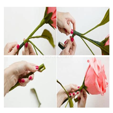 Baosity DIY クラフト 花屋 テープ ステム 造花 花束ラッピング材 包装テープ 30mm 12ロール入り 全11色 - 赤 ...