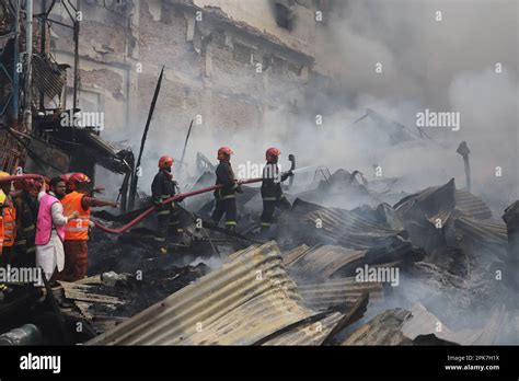 A Massive Blaze Has Gutted Shops In Dhakas Bangabazar One Of The