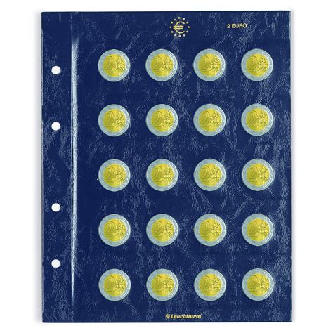 Coin Sheets Vista For 2 Euro Coins Showmycollection