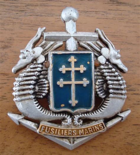 INSIGNE MARINE FUSILIERS Marins Indochine Augis EUR 60 00