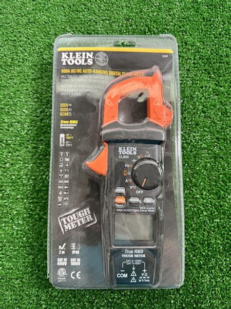 Klein Tools Cl Ac Dc True Rms Auto Ranging Digital Clamp Meter