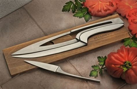 The Deglon Meeting A Kitchen Knife Set With A Space Saving Concept