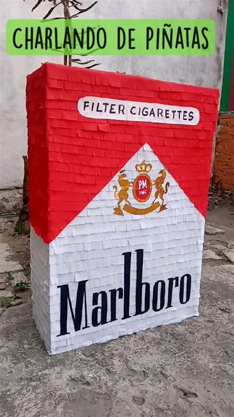 piñata cajetilla cigarros Marlboro en 2022 Piñata de cerveza