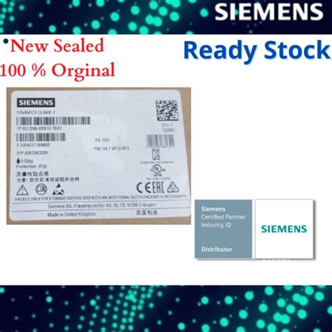 Jual SIEMENS 6SL3244 0BB12 1BA1 SINAMICS G120 CONTROL UNIT CU240E 2 E