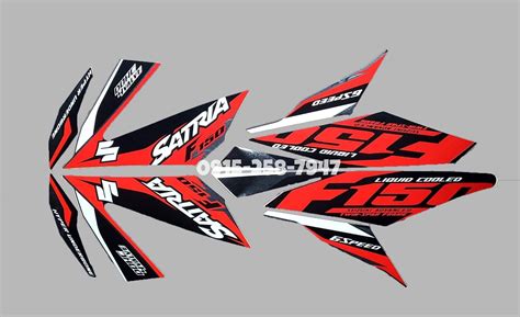 Raider Fi Red Black Stock Decal Sticker Lazada Ph