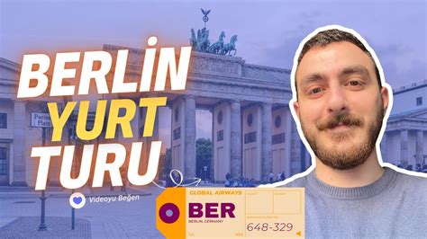 Berlin Yurt Turu YouTube