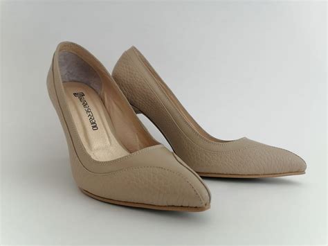 Zapato de tacón nude Cuero Stiletto Gloria Delux Calzado y Accesorios