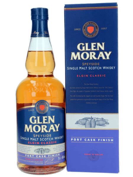 Glen Moray Port Cask Finish Speyside Single Malt Scotch Whisky