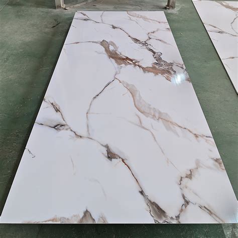 High Gloss UV Marble Sheet Interior PVC Marble Board Ruiya Your