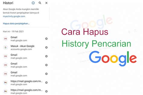 Cara Menghapus Riwayat Pencarian Google Di Hp Dan Laptop Update