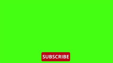 Green Screen Subscribe Button Green Screen Subscribe Button Click No Copyright Youtube