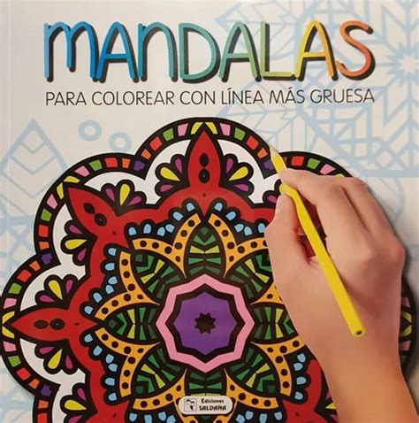 Mandalas Para Colorear Con Línea Más Gruesa De Editorial Saldaña