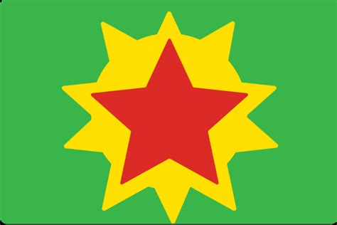 My design for a Democratic Confederalist/Kurdish communalist flag : r/leftistvexillology