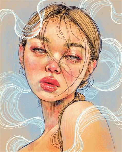 Pin By Ally Urban On Art Inspo Digital Portrait Art Portrait Art