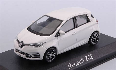 Modellino Auto Scala 143 Norev Renault Zoe 2020 White Diecast