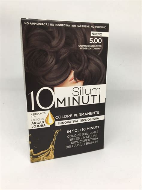 Silium Minuti Colorazione Permantente Con Olio Di Argan Jojoba C