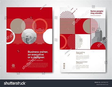 Template Vector Design Brochure Annualreport Magazine Stock Vector Royalty Free 2287002747