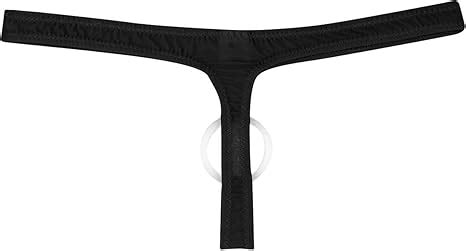 Yizyif Men S Sexy Ball Lifter O Ring Jockstrap G String Underwear T