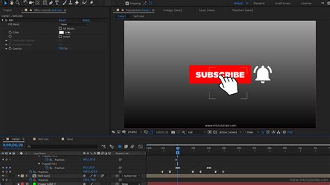 Youtube Subscribe Button and Bell Icon Animation After Effects ...