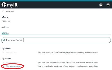 MyIR Login Account My IRD Records