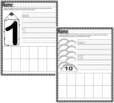 Counting Practice Numbers 1 12 Primary Handwriting Lines Copy Made By Teachers