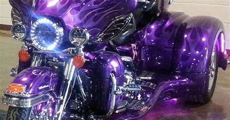 My Purple Passion Harley Davidson Custom Trike Purple Passion