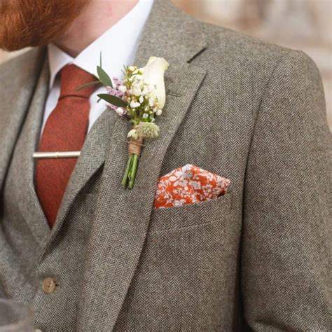 The Skyrocket Mens Tie Bow Tie Pocket Square Rust Burnt Orange Ts Handkerchief