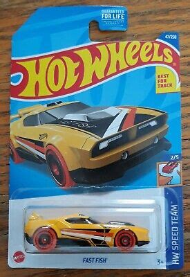 HOT WHEELS FAST FISH HW Speed Team Yellow PicClick UK