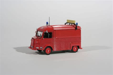 CITROEN TYPE H AILES CARREES SAPEURS POMPIERS Eligor