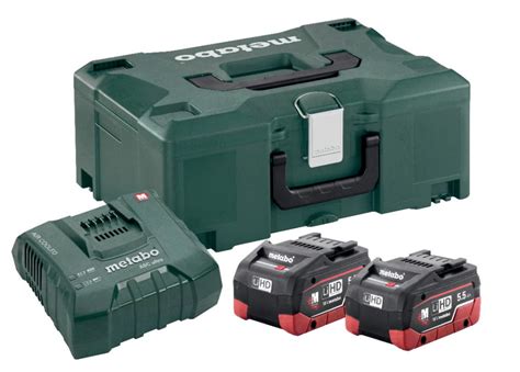 Basic Set 2 X LiHD 5 5 Ah Metaloc Metabo 18 25 4 V