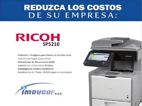 Sp Ricoh Ofertas Marzo Clasf