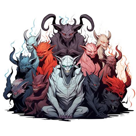 Premium Vector Horde Of Demons