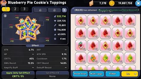 Cookie Run Kingdom Blueberry Pie Cookie Toppings And Beascuits Guide