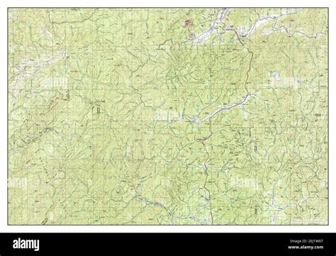 Canyonville Oregon Map 1989 1100000 United States Of America By