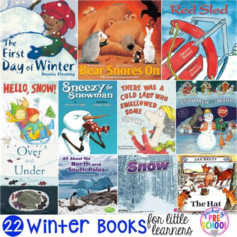 Winter Books for Little Learners - Pocket of Preschool