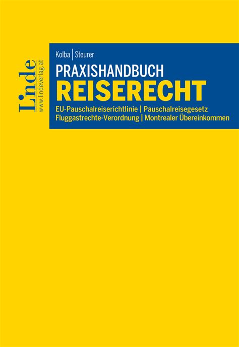 Praxishandbuch Reiserecht Linde Verlag