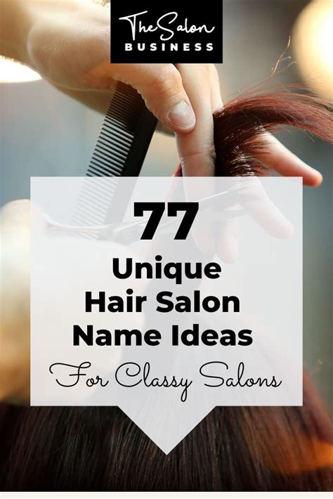 77 Unique Hair Salon Name Ideas | Hair salon names, Classy hair salon names, Beauty salon names