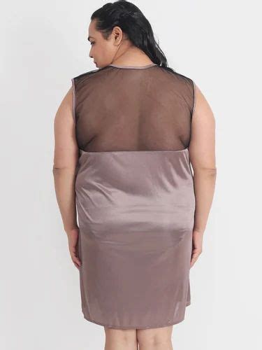 Plus Size Sexy Net Satin Babydoll Bikini Dress For Honeymoon Bb31bm