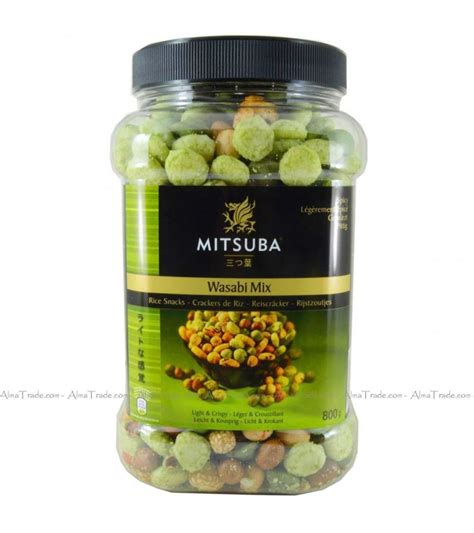 Mitsuba Wasabi Mix Crackers And Coated Peanuts Spicy And Crispy 800g