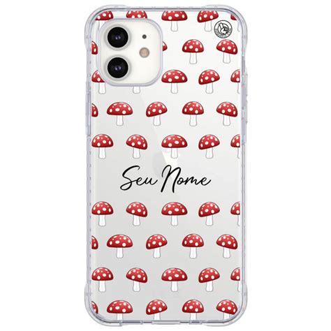 Capinha De Celular Cogumelos Nome Unique Eu Que Fiz