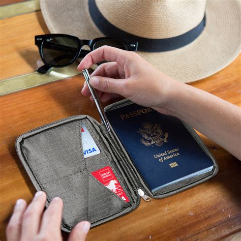 Rfid Blocking Passport Holder And Travel Wallet Zero Grid