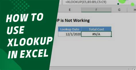 How To Use Xlookup In Excel A Step By Step Tutorial Earn And Excel