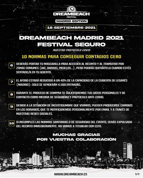 Dreambeach Festival Madrid Edition Cartel Entradas Horarios Y